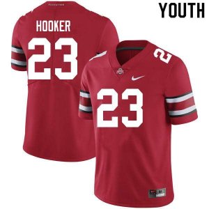 NCAA Ohio State Buckeyes Youth #23 Marcus Hooker Scarlet Nike Football College Jersey LKG5745AP